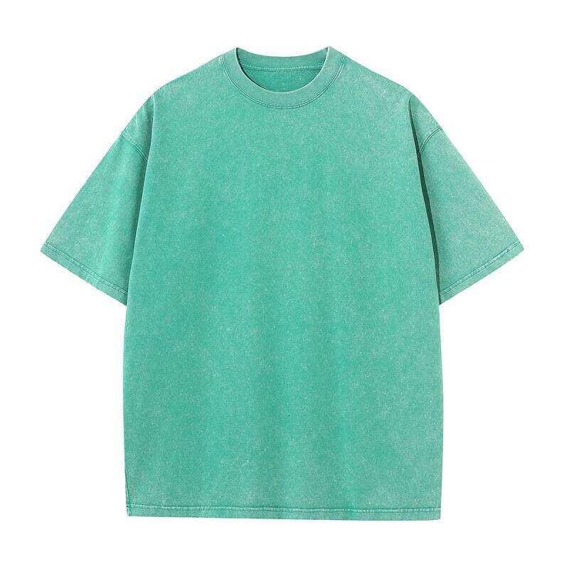 300g Heavy Weight Pure Cotton Washed Vintage T-shirt, Ship According To The Agreed Style 4dfg