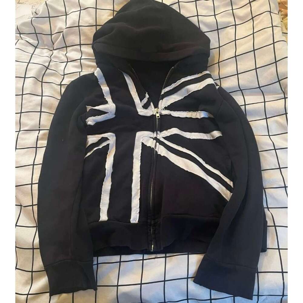 Holiday Hoodie - Christmas Halloween Loose Fit Tops Y2K long-sleeve pullover zip