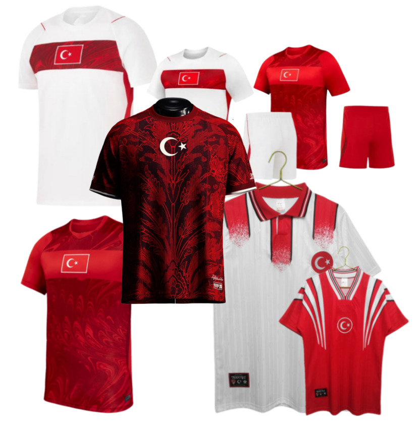 Turkey 2026 World Cup jersey soccer jerseys 96 97 Hakan Sukur Tugay Arif Erdem Turkiye National team vintage classic Legacy football shirts