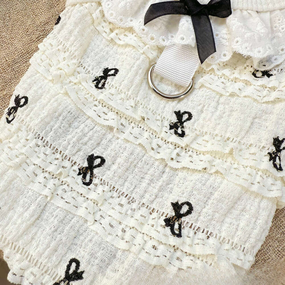 Famous brand Spring summer breathable lace vest for dogs and cats wholesale air conditioning clothing pet apparel with straps pupakaIK