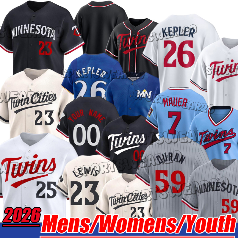 Minnesotas Twins Jerseys #4 Correa #25 Buxton #59 Duran #49 Lopez Minnesotacity Jerseys Carlos Correa Byron Buxton Jhoan Duran Pablo Lopez city custom Jersey