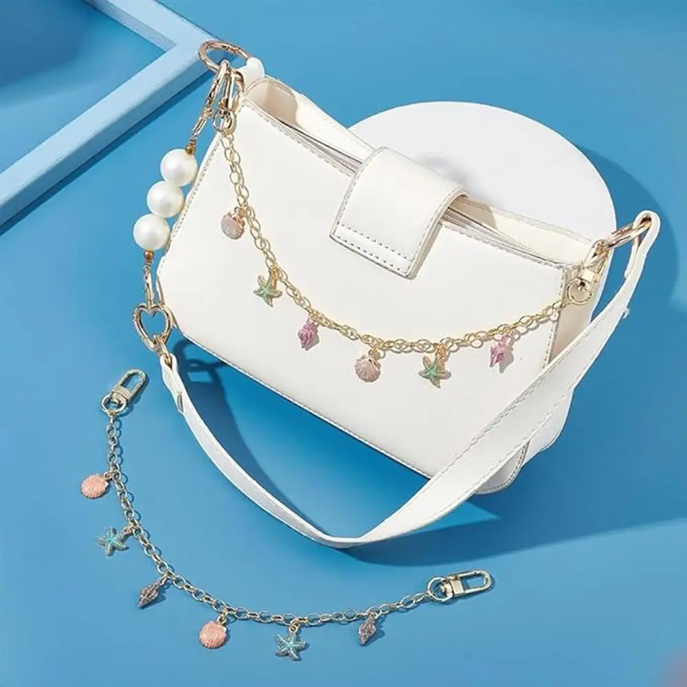 Bag Charms For Handbags Sea Star Shell Pearl Clothes Shoes Pendant Boho Summer Seashell Jewelry Making DIY Decoration 260420