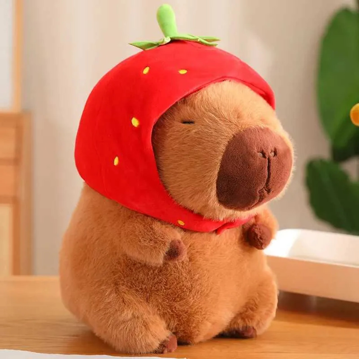 Game And Toy Game And stuff animal Toy Capybara Simulation Capibara Anime Fluff Cute Stuff Animal Stuffed Animals Soft Doll Plush Children Christmas G