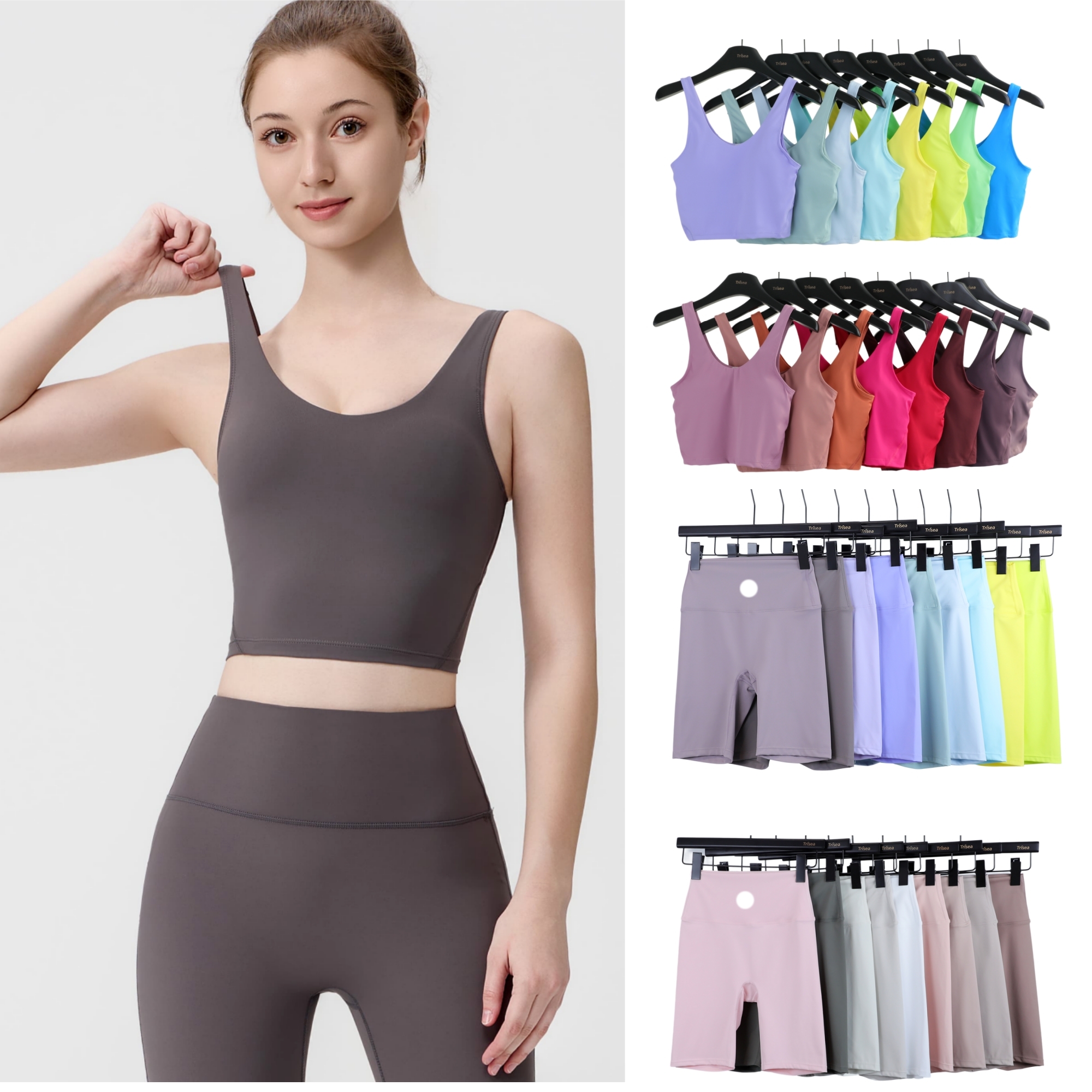 10A Women's Yoga Set Heart Throb Bra fifth Leggings Yogawomen Sets Gym Short Sports Outfit Pants Shaping Waist Fitness Jogging Sportswear Running essential shorts