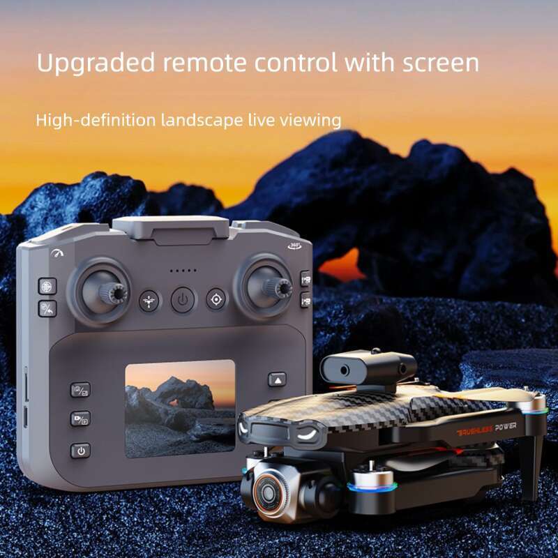 S9 RC Drone 4K HD Aerial Photography Long Endurance Screen Display Foldable Quadcopter Remote Control Toy Gift For Kids CKS