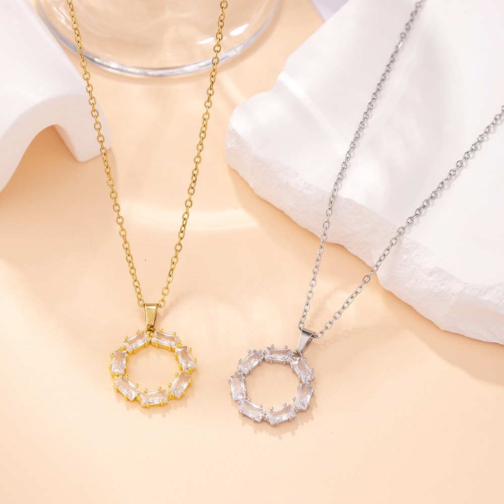 Designer Jewelry Women Necklace Platinum Gemstone Classic White Party Formal New Necklace Unisex High Short Loop Clasp Engraved Personalized Fashion Luxury
