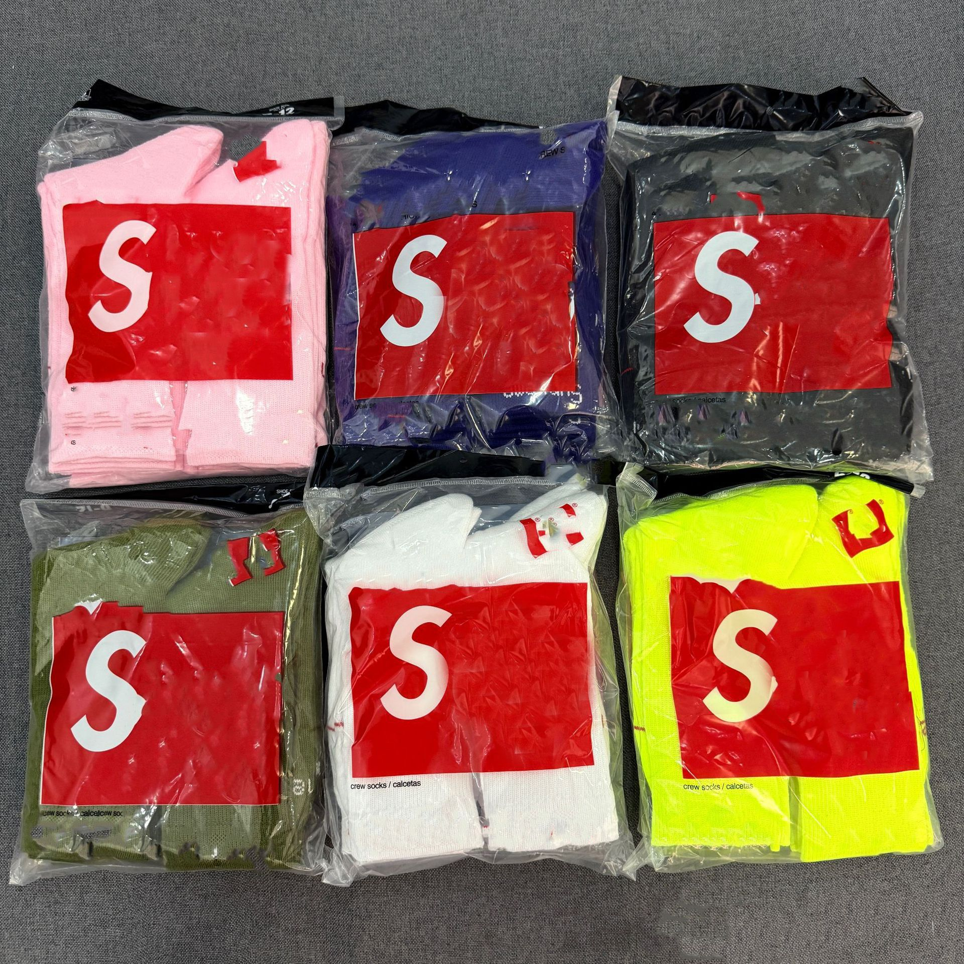mens supremely Sock Designer Trendy Fashion Men's Socks Luxury Sports Socks Cotton Thick Black, White Classic Long Socks Medium Long Socks 4 Pair no1 fb888