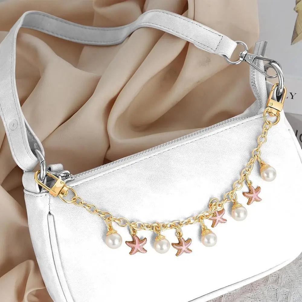 Bag Charms For Handbags Sea Star Shell Pearl Clothes Shoes Pendant Boho Summer Seashell Jewelry Making DIY Decoration 260420