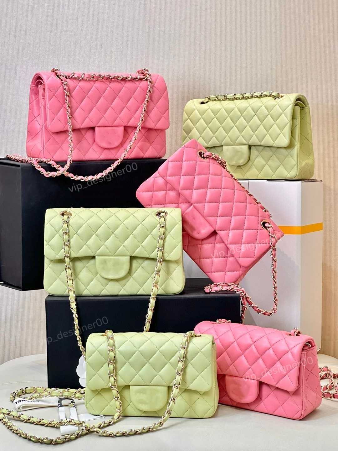 10A High Quality Luxury Designer Bag Shoulder Bag Handbag Fashion Womens Crossbody Bag Classic Caviar Flap Bag 25cm With Dustbag Summer Colorful Series Womens Bag