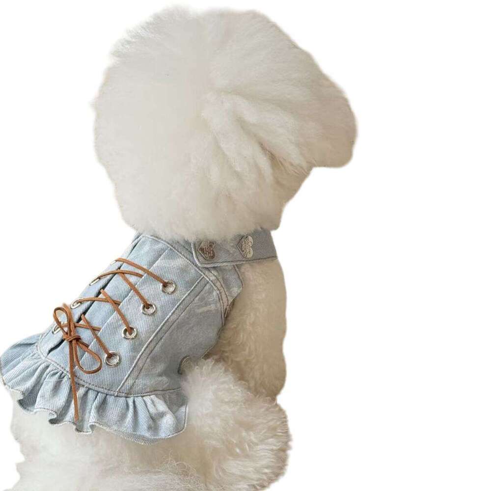 Famous brand Style Dog Cat Clothes Pet Princess Dress Teddy Maltese Small Dogs Spring Summer pupakaIK
