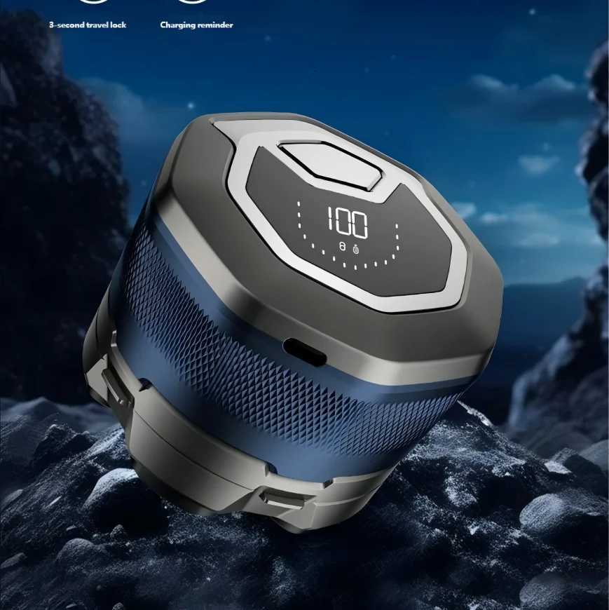 Electric Head Shaver for Bald Men 6D Magnetic Razor Hair Trimmer Rechargeable LED Waterproof Face Hair CuttingT260421