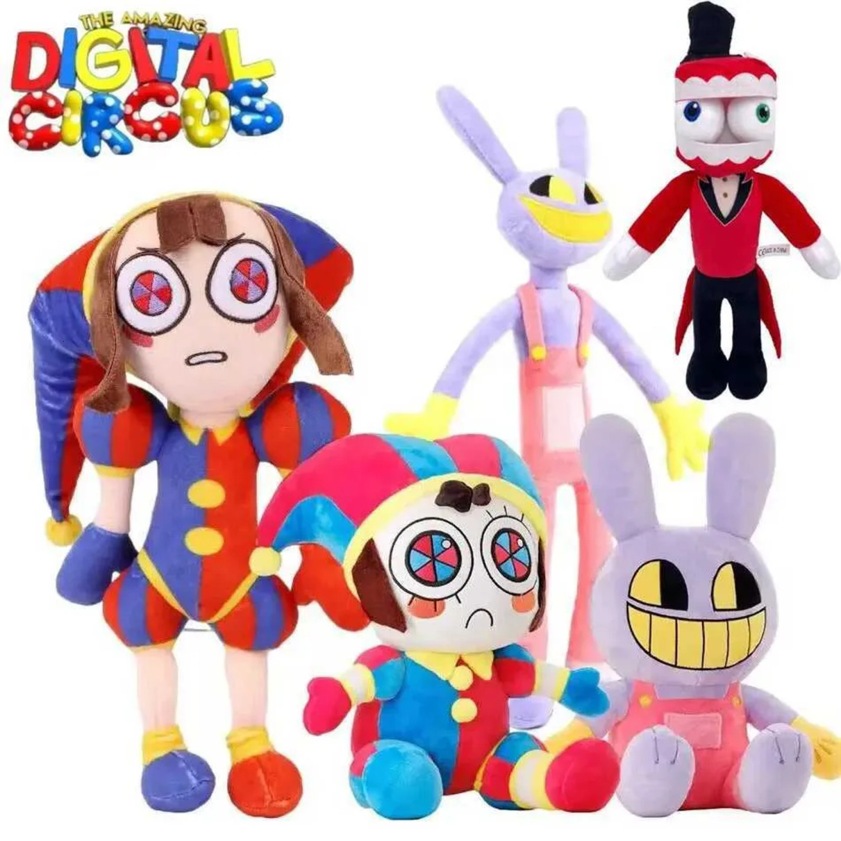 Game And Toy Stuff Animal Game And Toy The Amazing Digital Circus Pomni Jax Plush Cartoon stuff animal Plushie Theater Rabbit Doll Stuffed Toys Childr