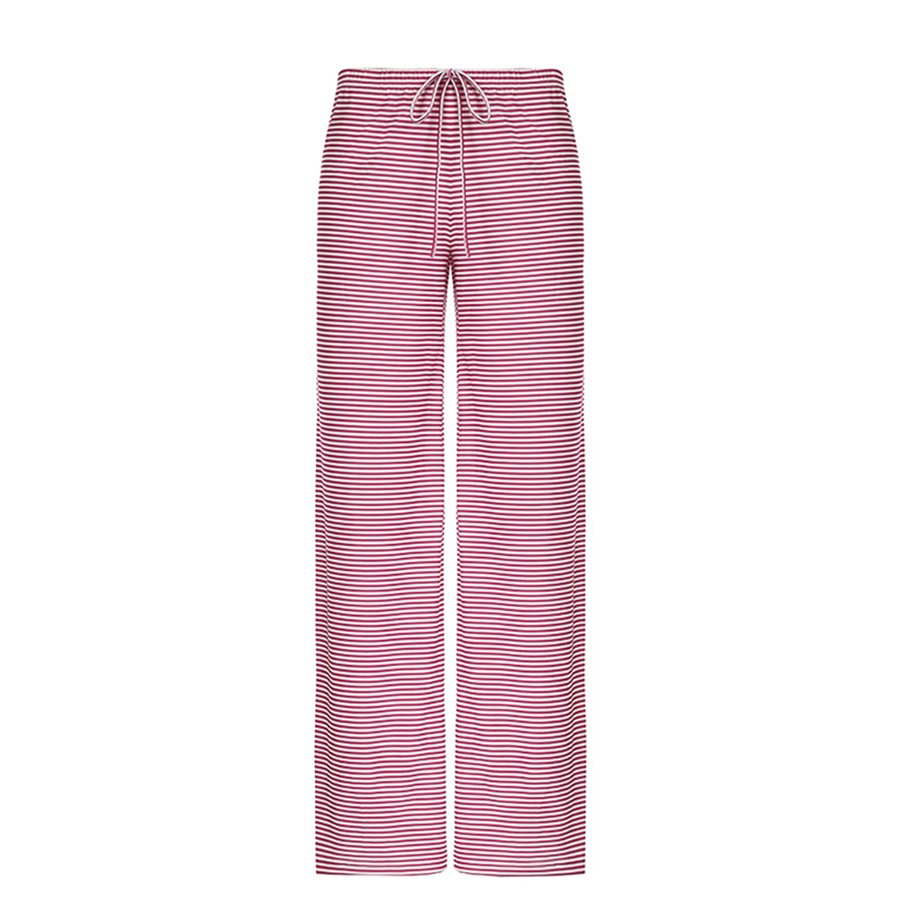 Women's Pants Korean Fashion Suit Loose Elastic Waist Belt Straight Trousers Women Pocket Casual Classics Versatile Wide Leg