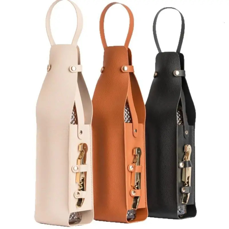 Wine Tote Wine Holder Champagne Bags Wine Carrier With Handle Liquor Bottle Carrier Carry-On Pouch Travel Wine Bag For Wine 260420BJ