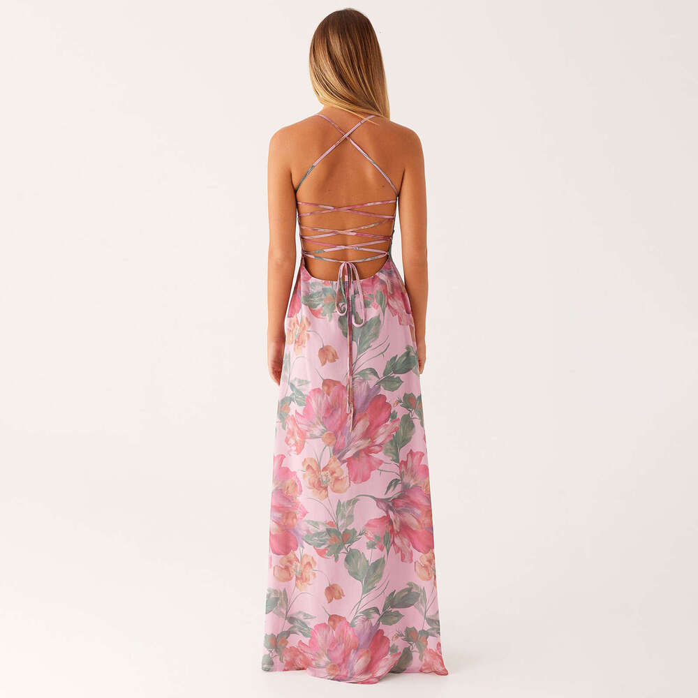 2026 Summer New Fashion Women Sleeveless Cami Dress Tie Waist Slim Bodycon Party Clubwear Hip Wrap Mini Dress MAKOUFEI