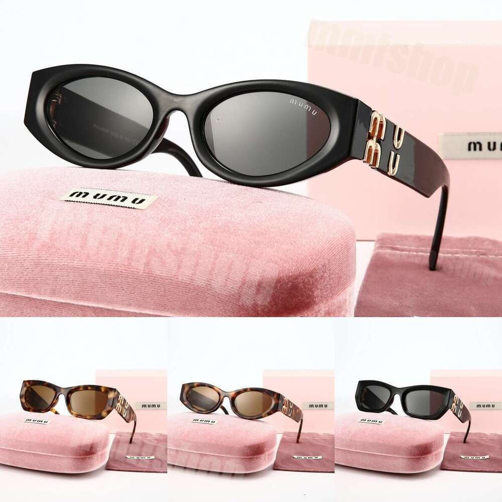 Luxury Designer Cat Eye Oval Mirror Sunglasses for Women Vintage Acetate Frame UV400 Polarized Party Eyewear with box