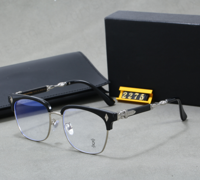 Chrome Glasses Vintage Style Crosses Eyewear For Man And Woman Designer Heartt Acetate Sunglasses Versatile Fashion Accessories Heartsglasess SSS
