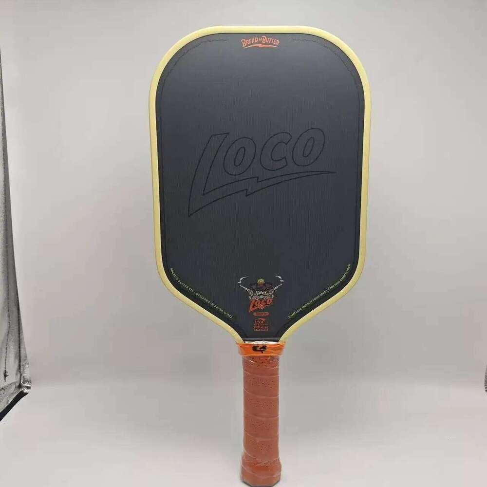 Bread and Butter Loco Paddle 16mm Dual-Density Foam Core Elongated CFC T700 Carbon Fiber Pickleball Paddles 26Y0421