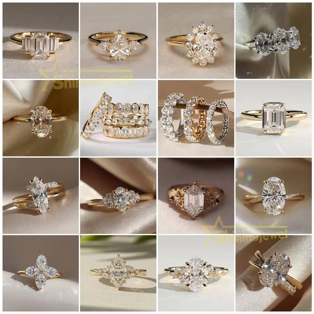 IGI Certified CVD HPHT Lab Grown Long-cushion Cut Diamond Engagement Ring for Women 14K 18K Solid Gold Bezel Set Elegant Style