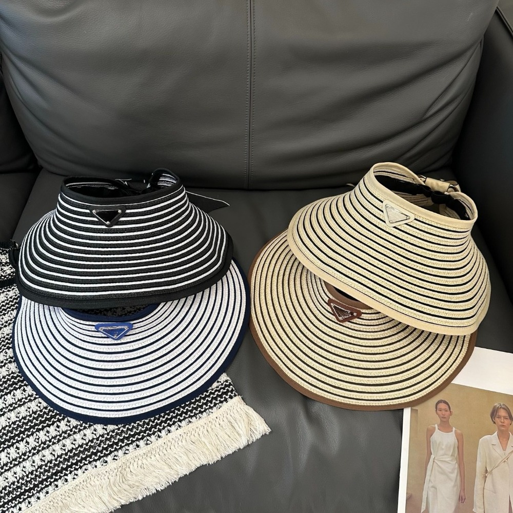 Bucket Hat Designer Empty Top Beach Hat Summer Spring Women Chapeau Hats Designers Sun Visor Straw Hat Luxury Beach Sunhat Caps Adjustable Outdoor
