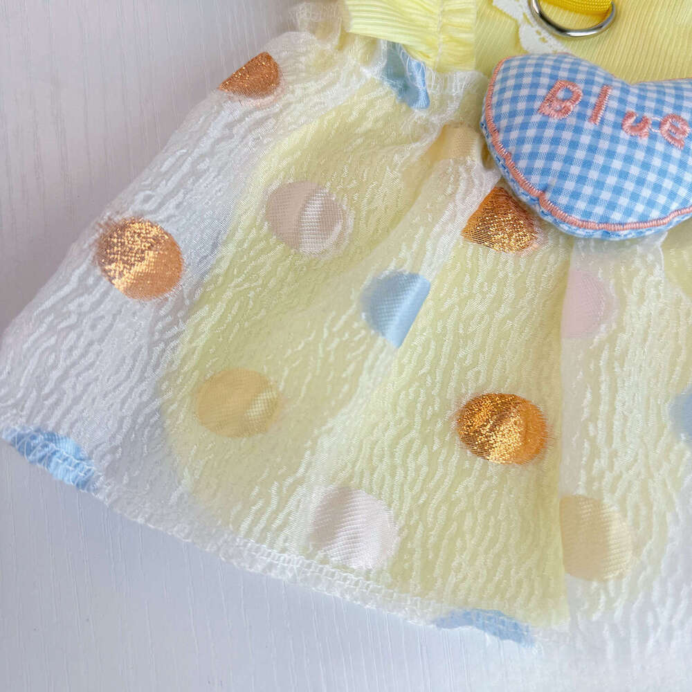 Famous brand Summer Thin Ice Silk Bubble Skirt Pet Clothing Breathable Cat Sun Protection Bichon Dog Clothes Wholesale pupakaIK