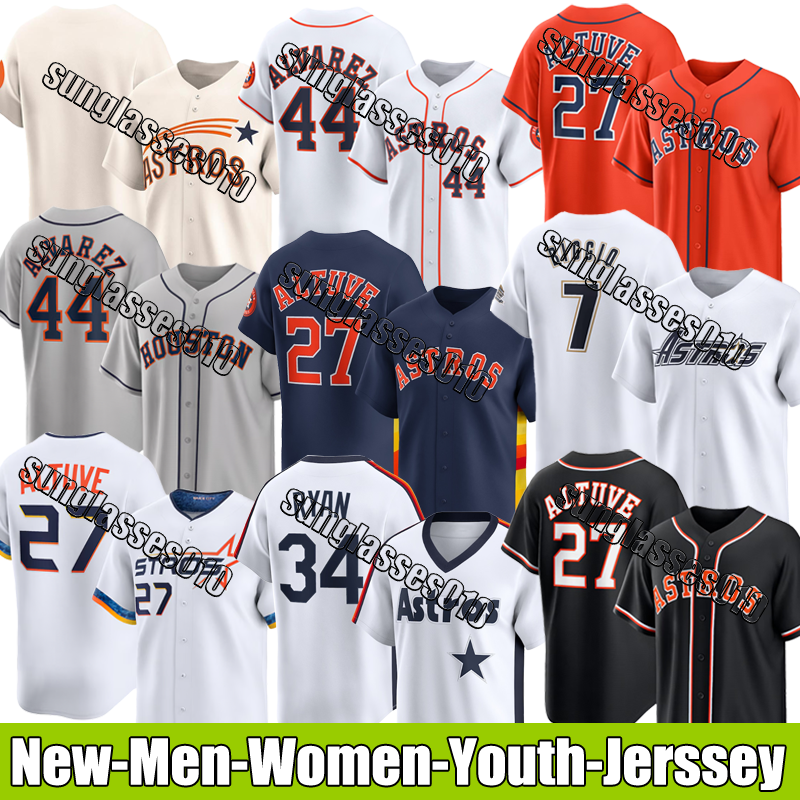 Houstoncity Astros Jersey Custom city Baseball Jerseys #44 Alvarez Altuve Tucker Pena Meyers Hader Valdez Singleton Blanco Caratini McCormick Baseball Jerseys