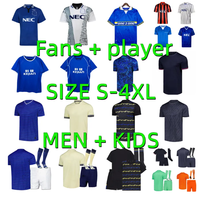 25 26 NDIAYE McNEIL Soccer Jerseys 2025 2026 BETO DEWSBURY-HALL DOUCOURE KEANE ALCARAZ EVERTONES HARRISON MANGALA MYKOLENKO TARKOWSKI men Kids kit Football Uniform