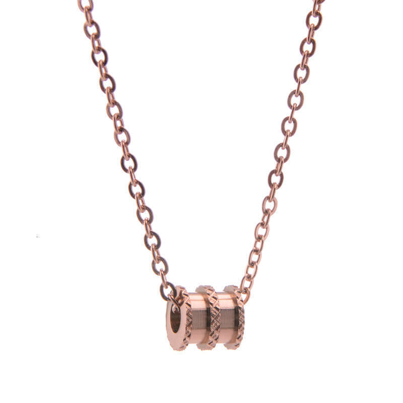 Elegant Unique Titanium Steel Necklace Women With Forest-Style Personality, Popular Among Instagram Influencers Trendy Individuals, Featuring Minimali