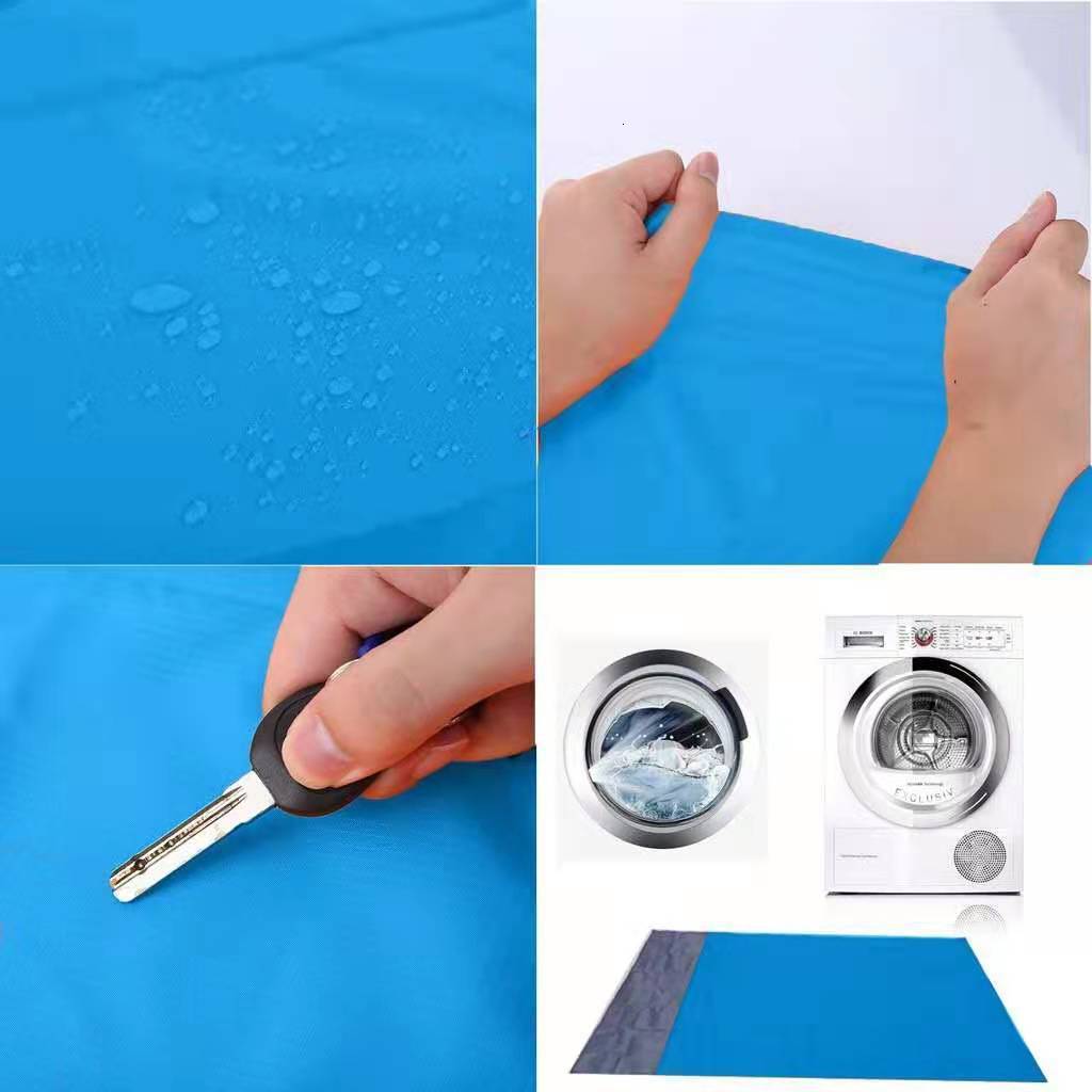 Double-color beach blanket large size waterproof and sand-proof picnic mat for 2-3 adults lightweight travel camping hiking b 260403