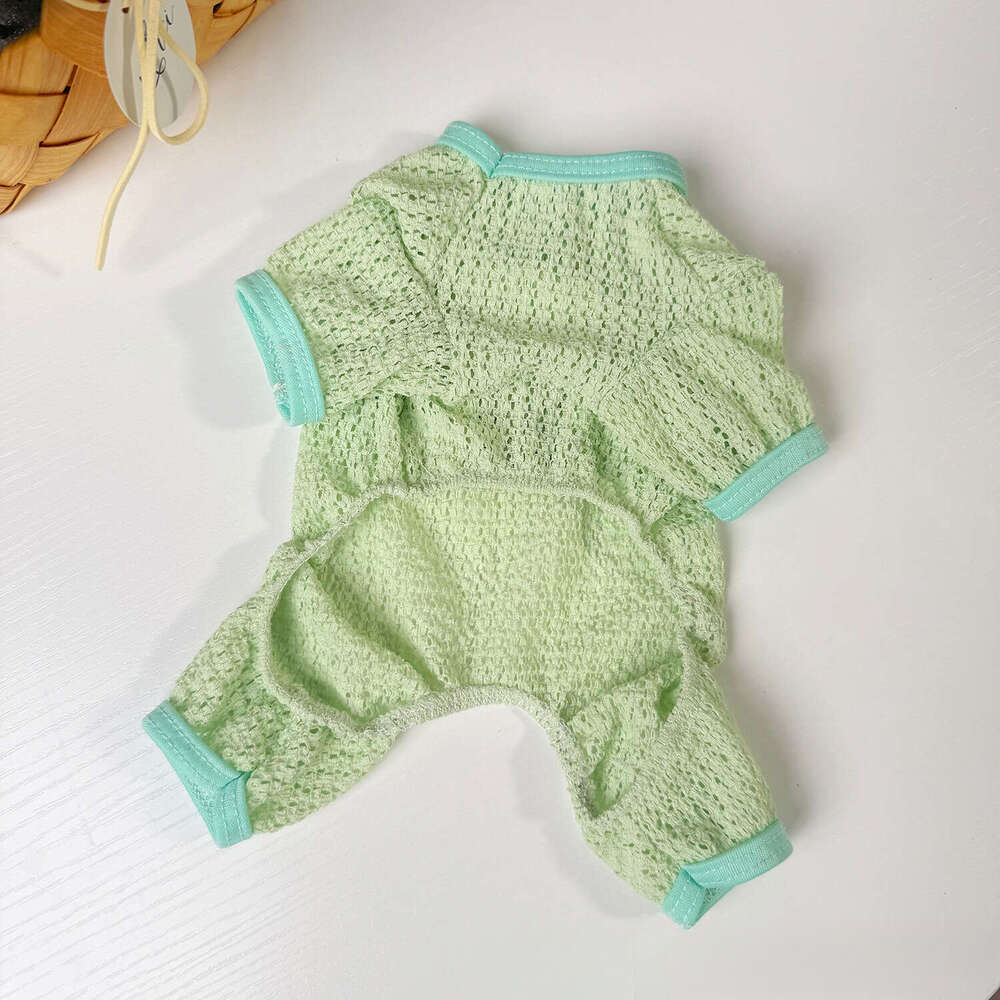 Famous brand Dog four legged clothing spring summer thin breathable hollow pet apparel cat clothes wholesale for Bichon Teddy Ragdoll cats pupakaIK