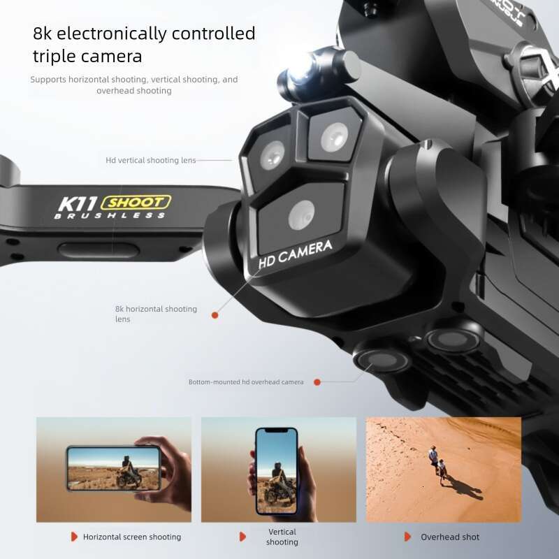 K11MAX Water Bomb Launch Drone Brushless Quadcopter HD Aerial Long Flight Time RC Plane Toy for Amazon Independent Station CKS