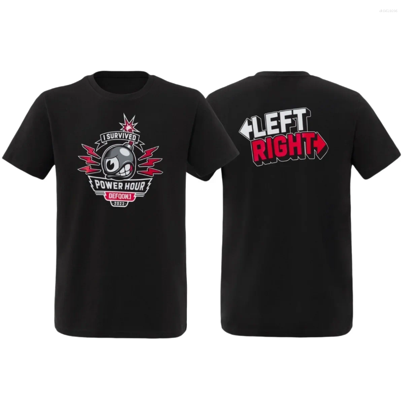 Men's T Shirts Defqon 1 Where Legends Rise T-Shirts Men Women Short Sleeve Cotton Tees Retro Hip Hop Streetwear Brand Tops Summer