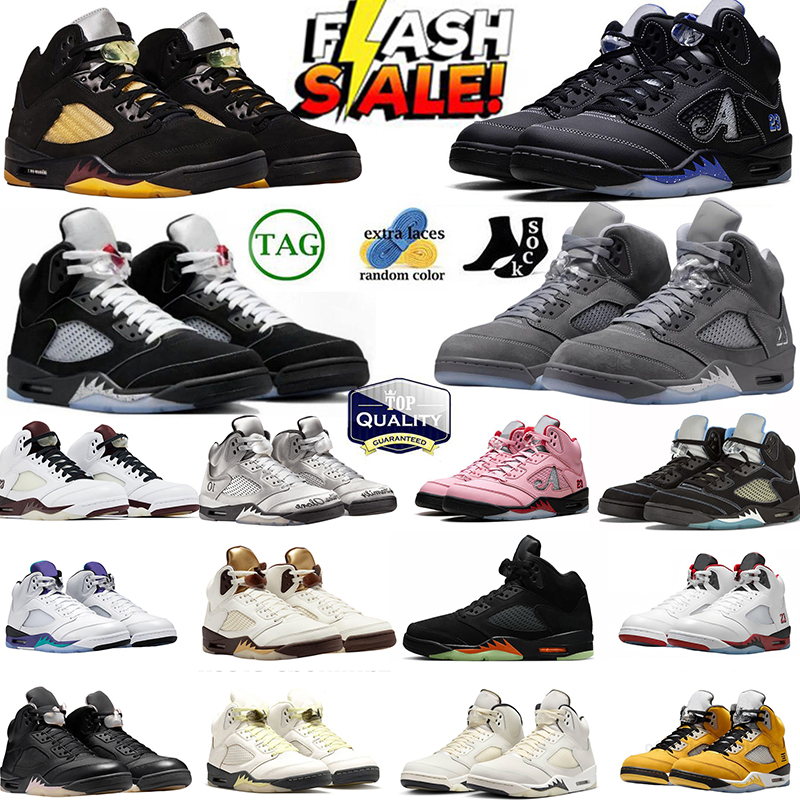 designer 5s Trainers 5 J5 Basketball Sports Shoes Wolf Grey Violet Ore Lucky Green Midnight Navy Archaeo Brown Plaid Burgundy outdoor Reimagined Sports Sneakers