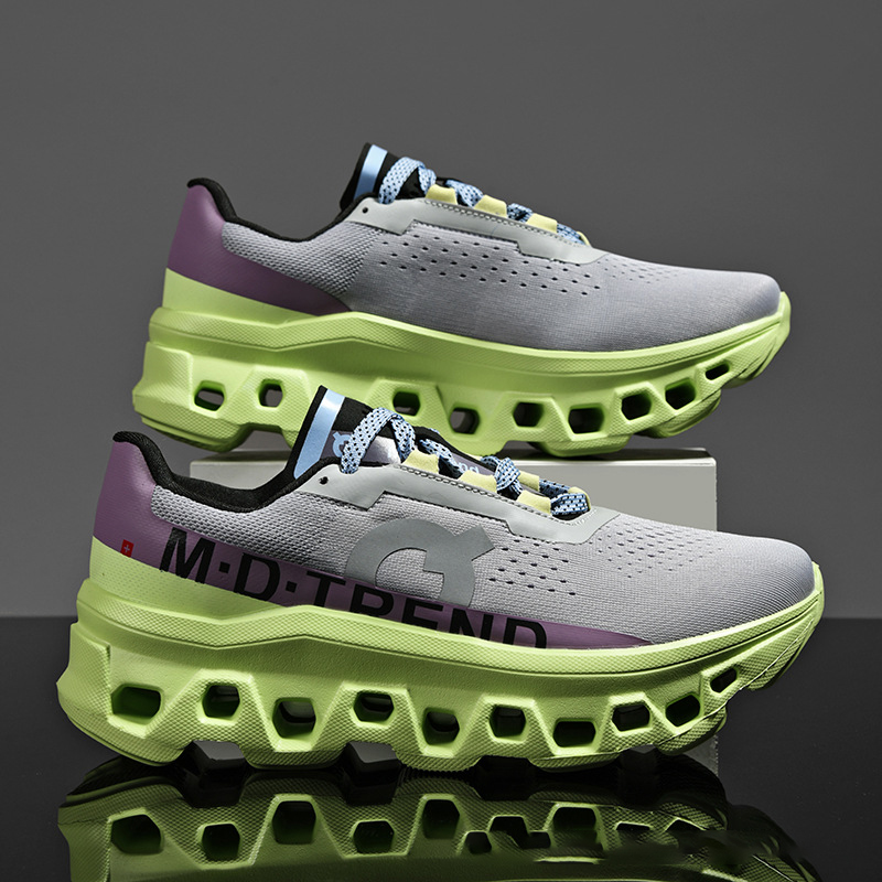 2026 new mesh breathable sneakers shock-absorbing designer running shoes casual trendy lightweight sports shoes for men