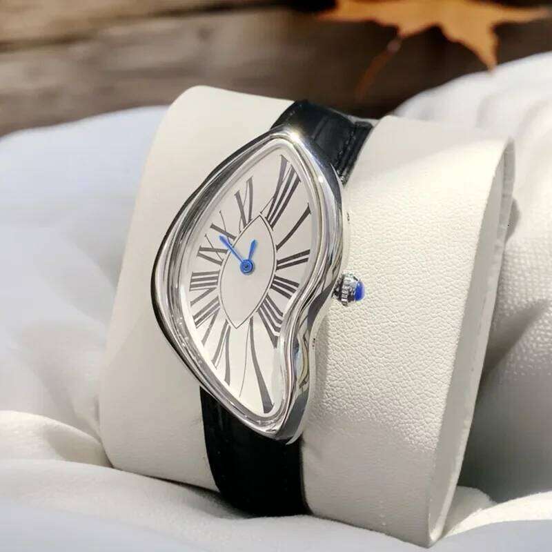 THE Alien Crash Melt Twist Y2K Watch kiosk Men's Fashion Trendy Retro Advanced Instagram Design Niche design creative watches hot 26W0422