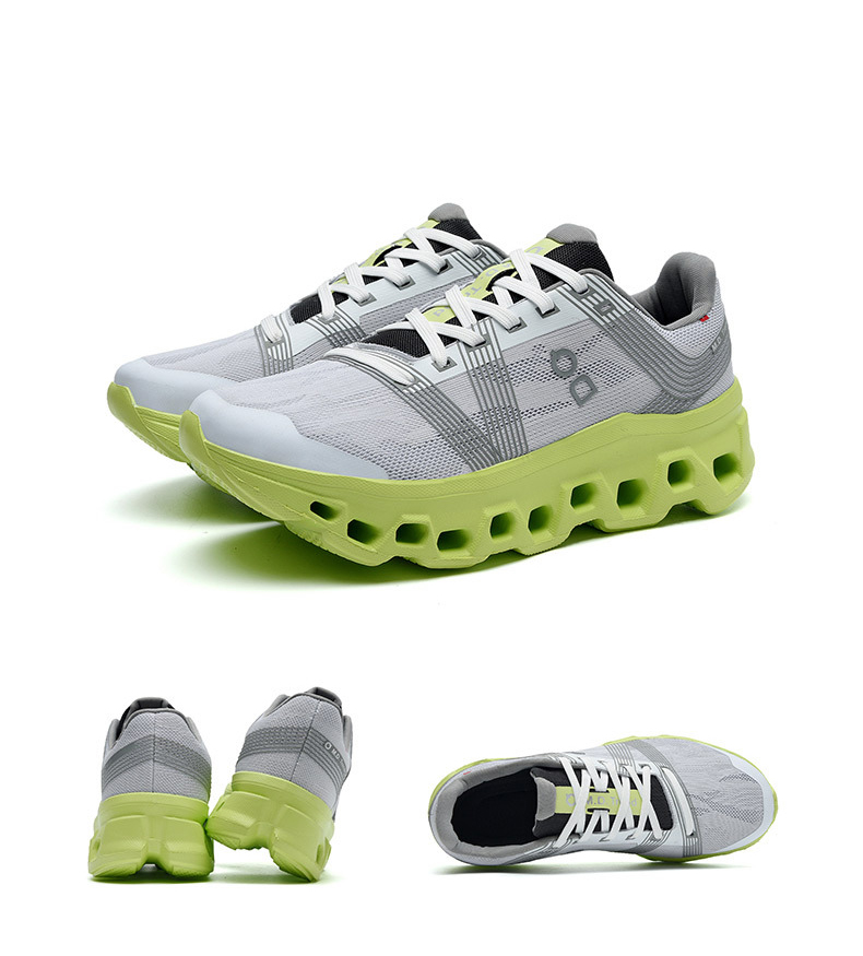 2026 hot mesh breathable sneakers shock-absorbing designer running shoes casual trendy lightweight black white blue sports shoes for men