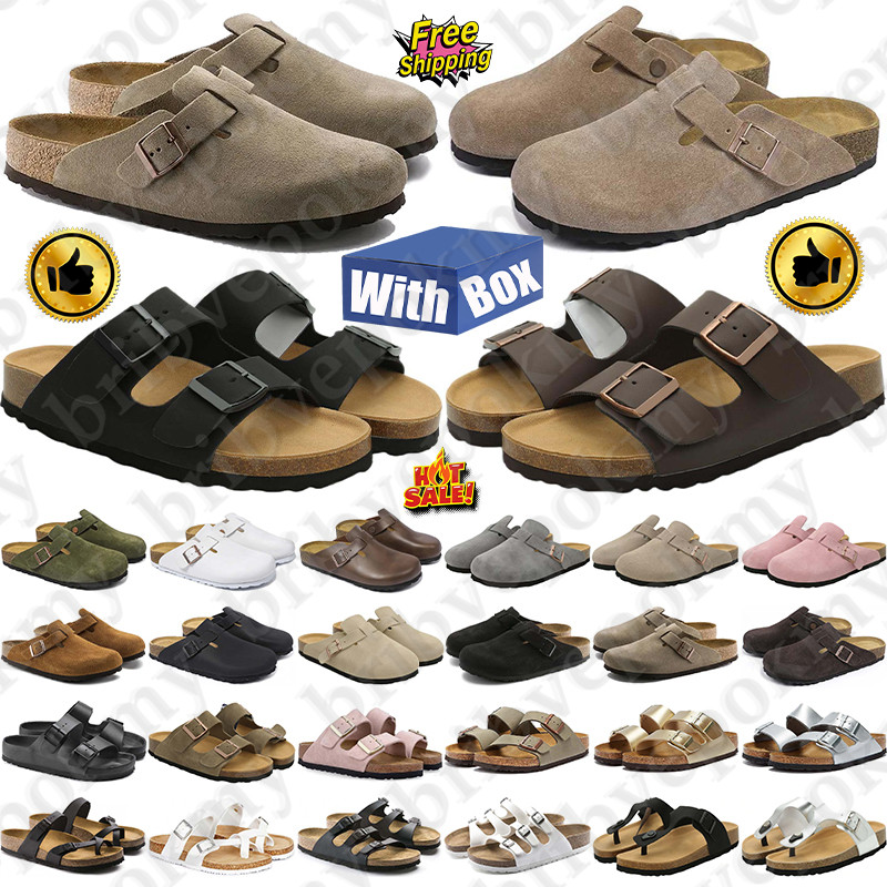 Free Shipping With Box Designer birksenstock birkenstockkes birkenstsockes sandals slides clogs heels slippers clog shoes for mens womens sandal sandles d h gate