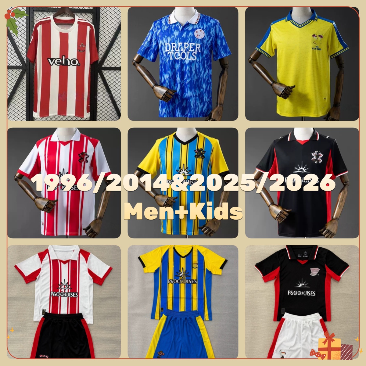 2025 26 SouthaMPtoN Football Soccer Jerseys Special southAMton fc 50th 2026 FA Cup Year Anniversary Le Tissier Shirt 25 26 REDMOND Football shirts adult men kids