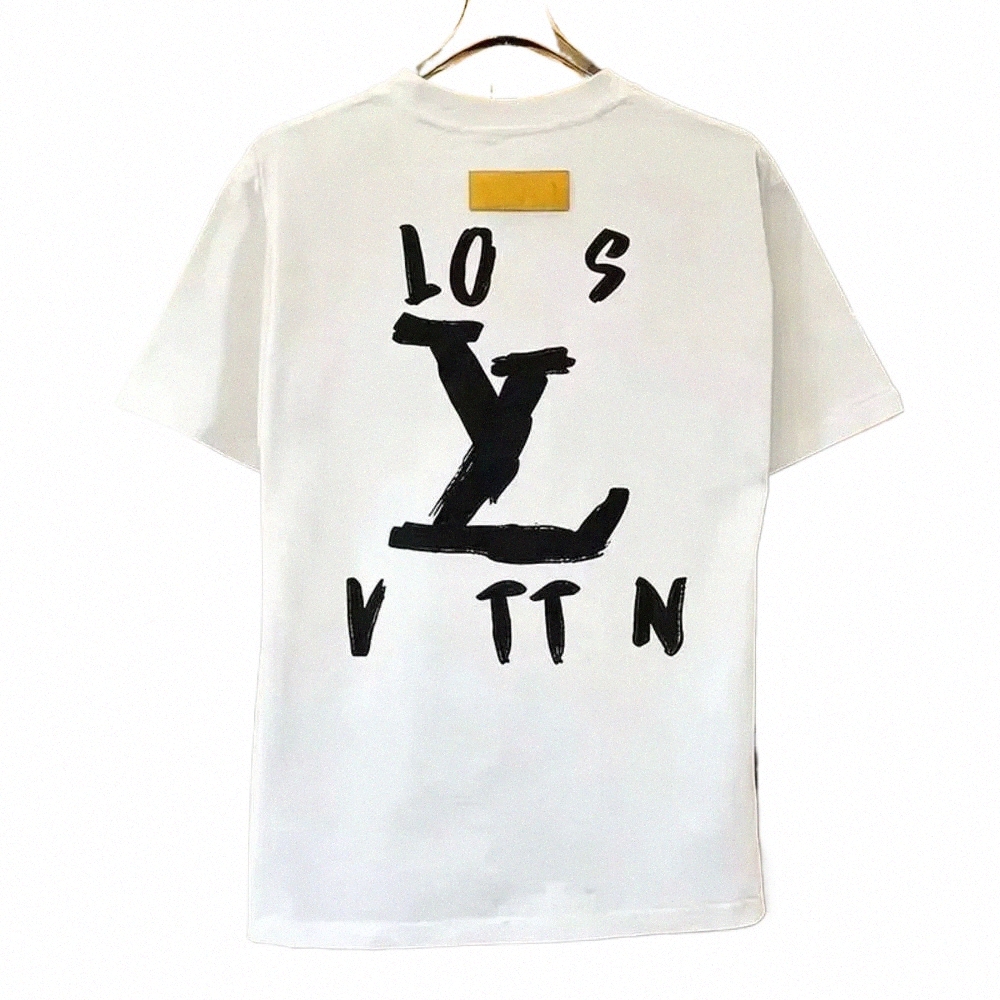 louise T Shirts Vuittionlys Mens Designer Lvs T Shirts Fashion Tshirt Men Luxury Designer Shirts Alphabet Print Pattern Brand Shirt Crew Luises Vuitti Y5ro#