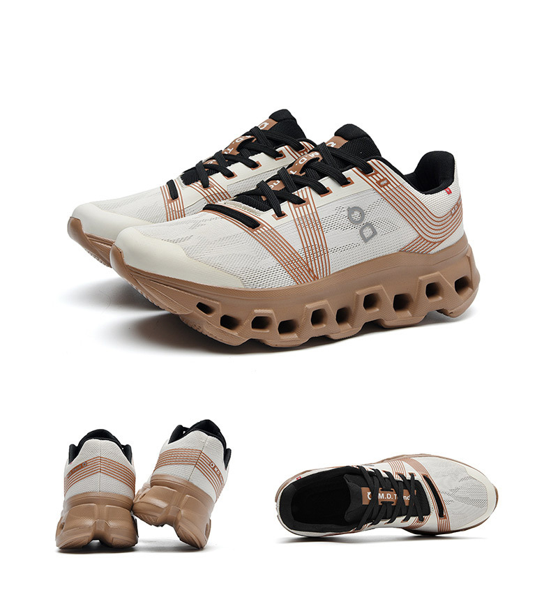 2026 hot mesh breathable sneakers shock-absorbing designer running shoes casual trendy lightweight black white blue sports shoes for men