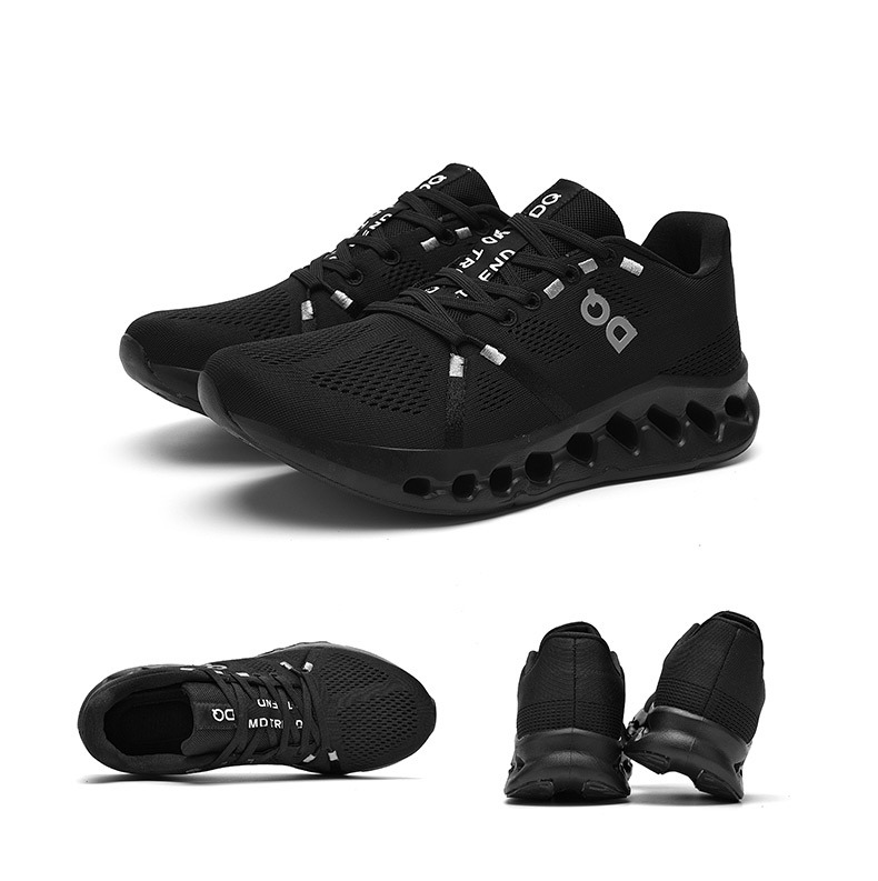 2026 hot mesh breathable sneakers shock-absorbing designer running shoes casual trendy lightweight black white blue sports shoes for men
