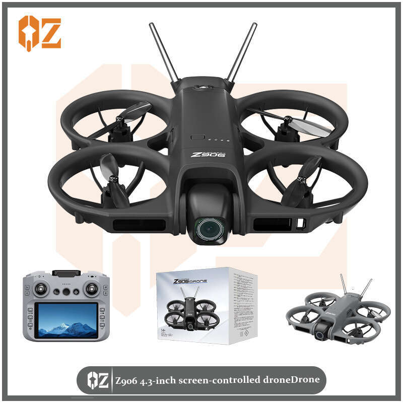 Cross Border Z906 Drone with 4.3 Inch Screen Control Strong Magnetic Full Protection Anti-Collision Optical Flow HD Aerial RC Aircraft CKS
