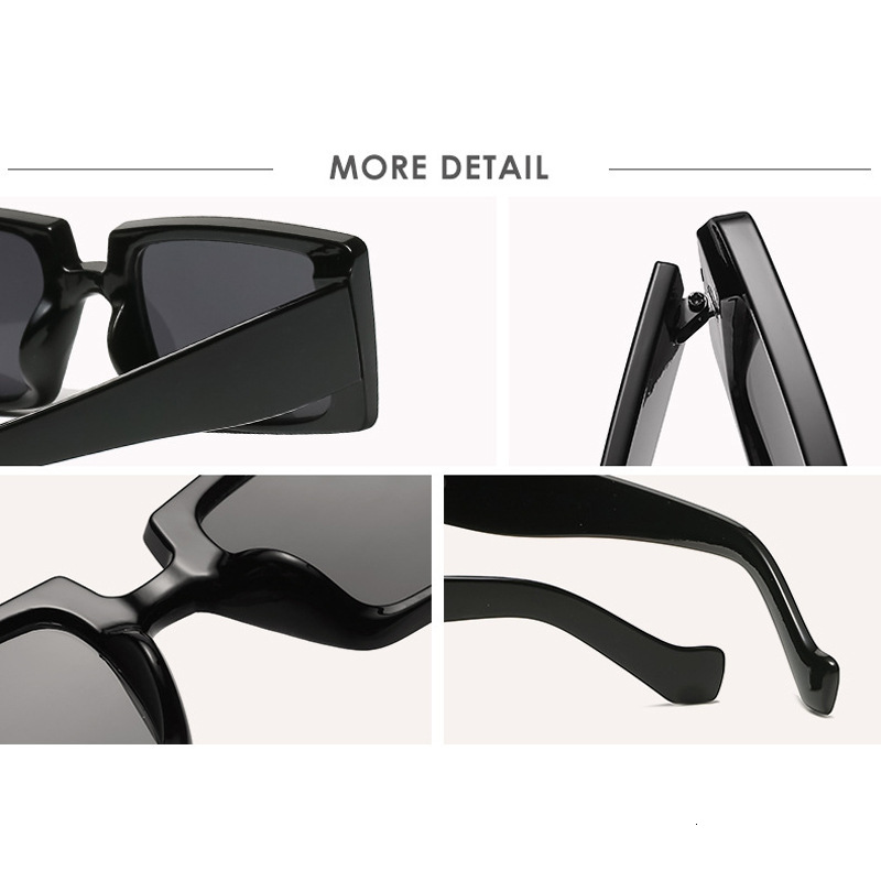 Retro Square Sunglasses for Men and Women, European and American Trend Transparent Color Street Style Sunglasses, Cross-Border Model Sunglasses