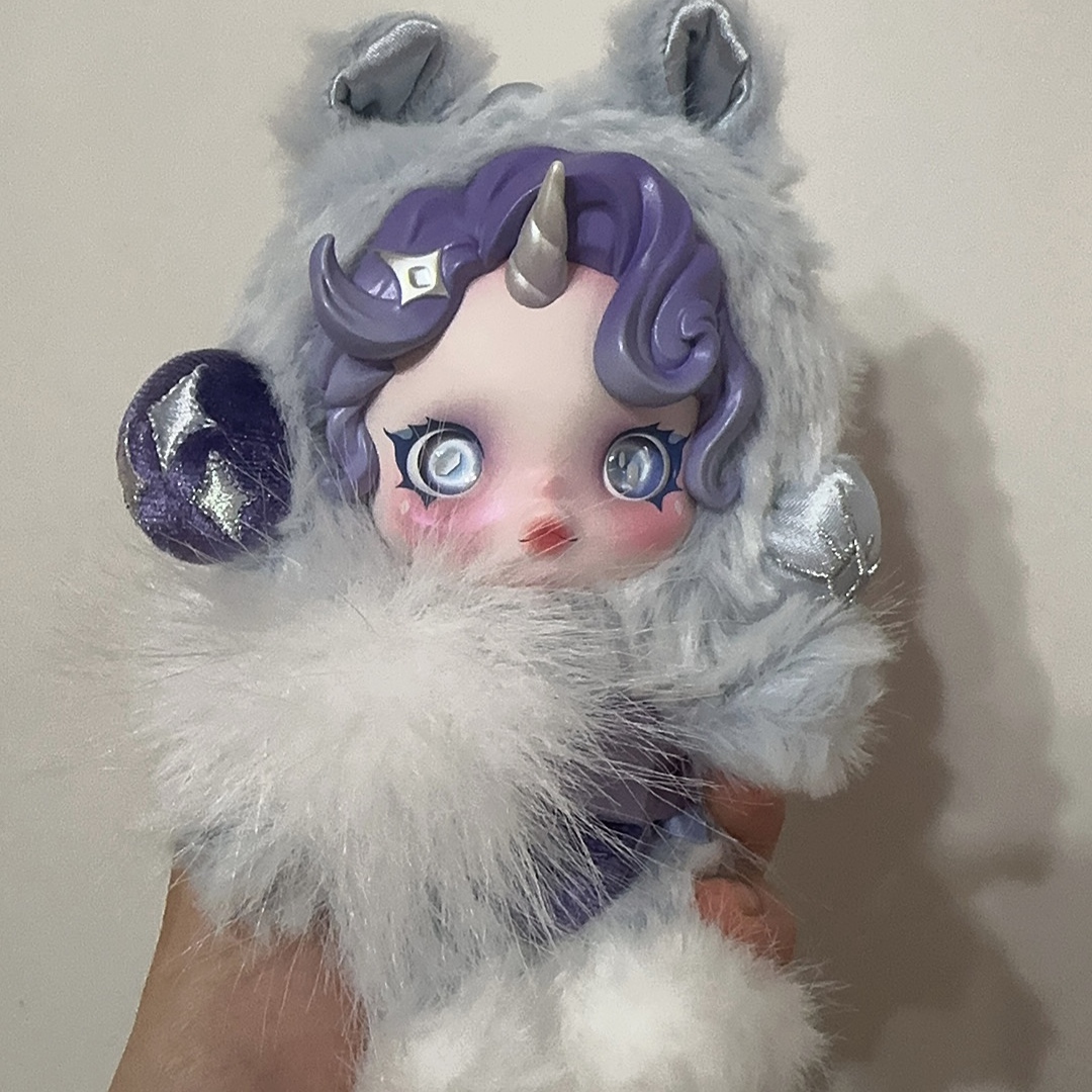 High Quality SKULLPANDA x My Little Pony Series Super Secret Edition Plush Doll Pendant Cute Cartoon Keychain Ornament Collectible Gift Toy YIZHIXING