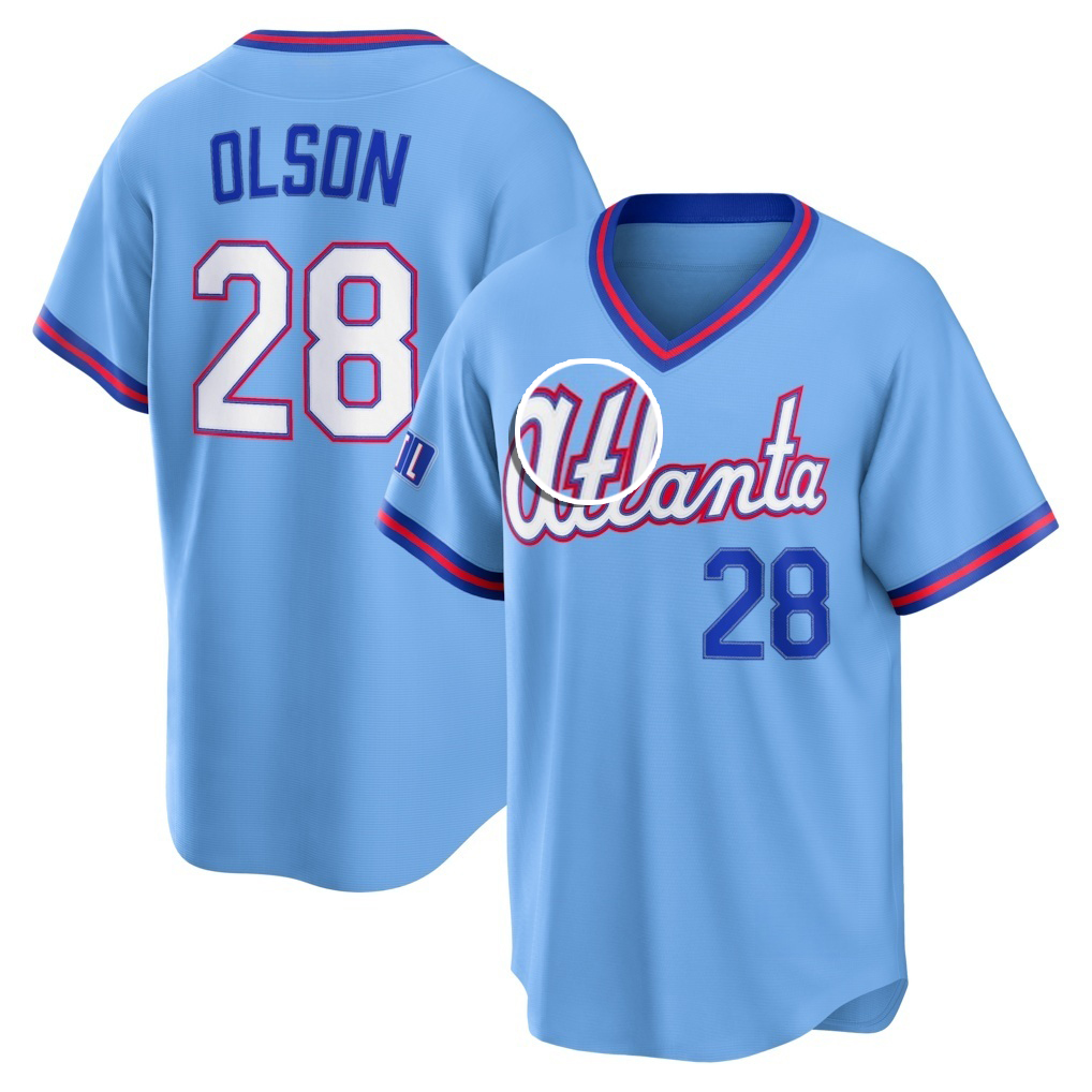 Men Women Youth Kids Atlanta Baseball Jerseys 2026 City Connect Jersey Embroidery Jerseys 1# Albies 3# Murphy 10# Jones 13# Acuna Jr. 27# Riley 28# Ol