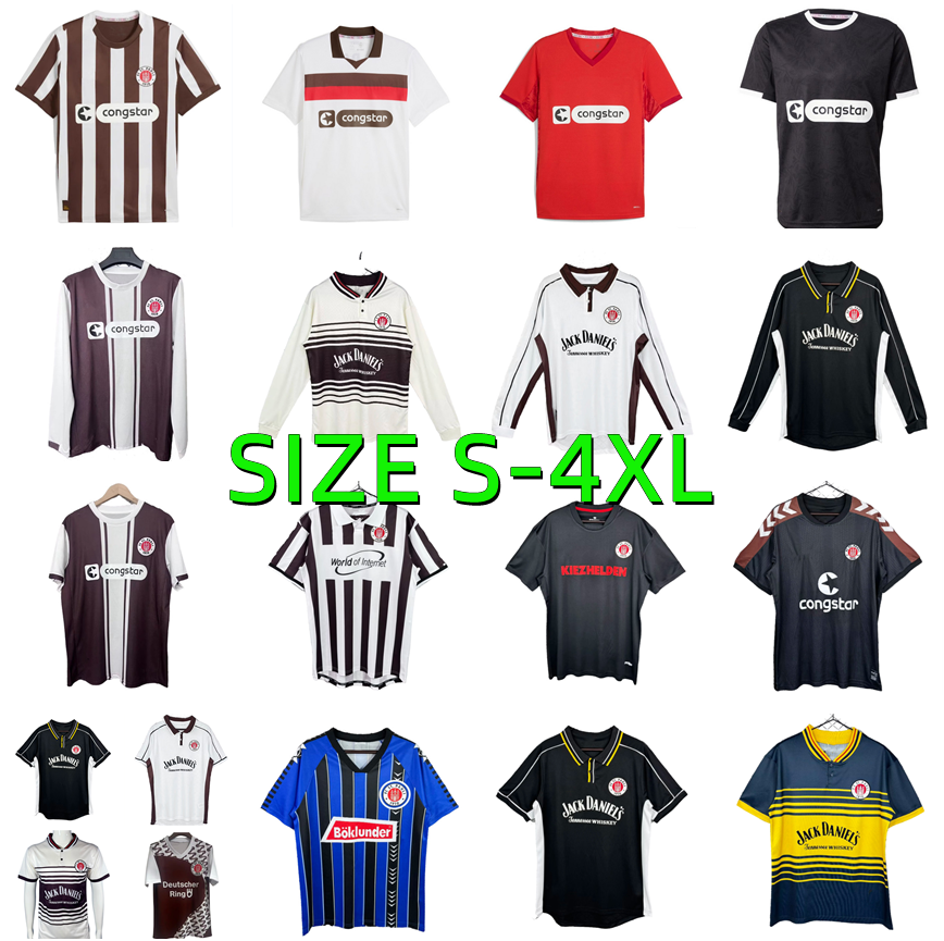 25 26 ST Pauli SOCCER JERSEYS ST.Pauli 1997 1998 Retro 97 98 99 00 13 14 GUILAVOGUI EGGESTEIN SAAD AFOLAYAN BOUKHALFA SMITH WEIBHAUPT SALIAKAS 2025 2026 FOOTBALL shirt