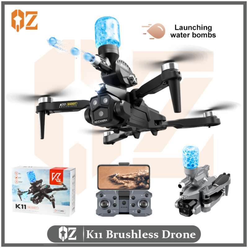 K11MAX Water Bomb Launch Drone Brushless Quadcopter HD Aerial Long Flight Time RC Plane Toy for Amazon Independent Station CKS