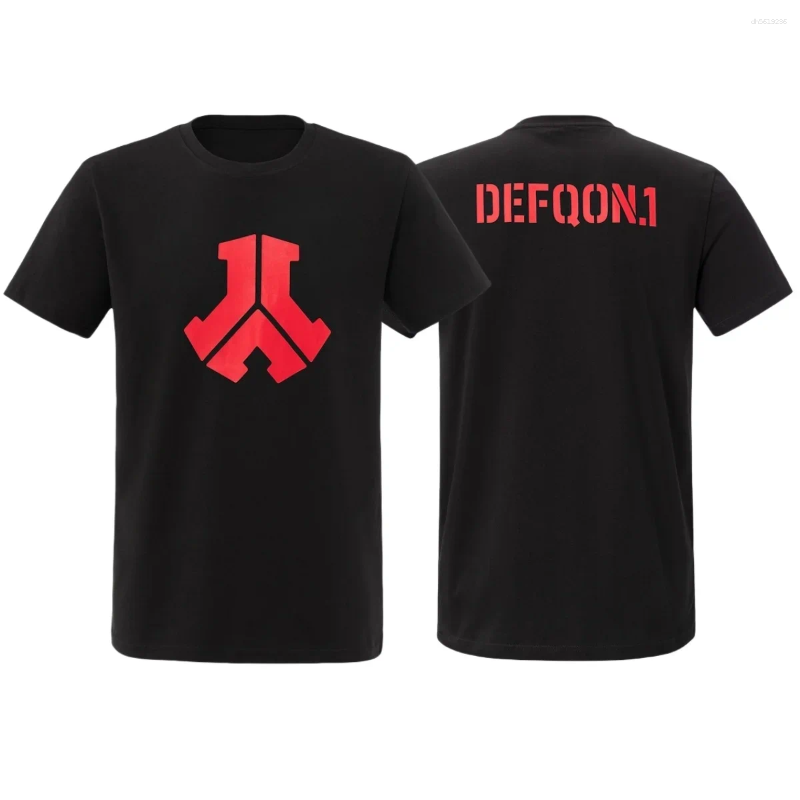 Men's T Shirts Defqon 1 Where Legends Rise T-Shirts Men Women Short Sleeve Cotton Tees Retro Hip Hop Streetwear Brand Tops Summer
