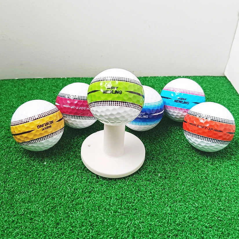Supur LING Golf Games Ball Super Long Distance Three layer Ball for Professional Competition Game Balls Massaging Ball 250909