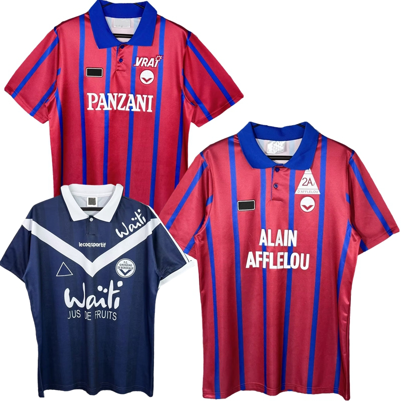 1994 1995 1996 1997 Bordeaux retro Soccer Jerseys Zidane Croci Luc Dogon Wischtge Huard Lucas BAncarel Lizarazu Tholot Dugarry classic vintage football shirt